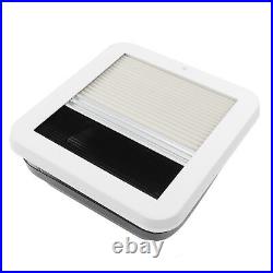 Roof Window 503x485mm Skylight Top Vent With 12V LED Light Pleated Blind