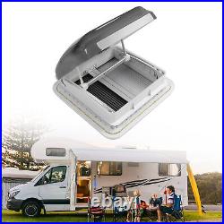 Roof Window Skylight 12V LED Light Pleated Blind Fly Screen RV Yacht