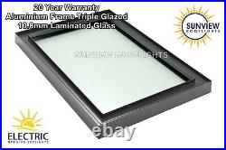 Roof Window Skylight Lantern Aluminium Frame Rooflight Flat Laminated Glass