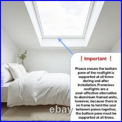 Roof Window Skylight Lantern Flat Roof Self Clean Triple-Glazed