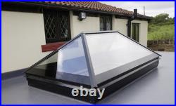 Roof lantern skylight for flat roof 1000mm x 2000mm