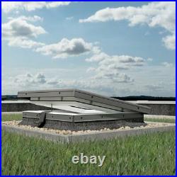 RoofLITE Electric Flat Glass Roof Window + Upstand / Skylight /NEXT DAY DELIVERY