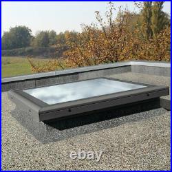 RoofLITE Fixed Flat Glass Roof Window with Upstand / Skylight /NEXT DAY DELIVERY