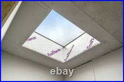 Rooflight Flat Roof Skylight Sky Light Glass Glazed Lantern Window 1000 x 1000mm