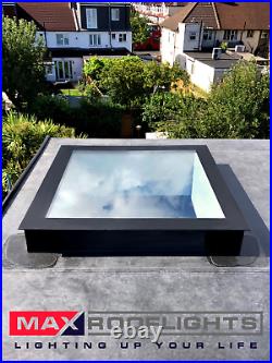 Rooflight Flat Roof Skylight Sky Light Glass Glazed Lantern Window 1000mm x 2000