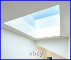 Rooflight Flat Roof Skylight Sky Light Glass Glazed Lantern Window 1200 x 800mm