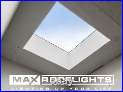 Rooflight Flat Roof Skylight Sky Light Glass Glazed Lantern Window Various Sizes