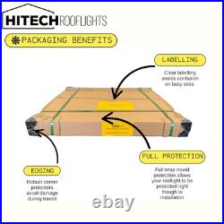 Rooflight + Rapid Kerb Upstand Bundle Triple Glazed Flat Roof Skylight Kit