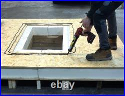 Rooflight + Rapid Kerb Upstand Bundle Triple Glazed Flat Roof Skylight Kit