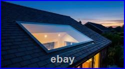 Rooflight + Rapid Kerb Upstand Bundle Triple Glazed Flat Roof Skylight Kit