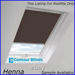 Rooflite Window Blinds Blackout Skylight Black Grey White Cream Blue Red Brown
