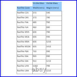 Rooflite Window Blinds Blackout Skylight Black Grey White Cream Blue Red Brown