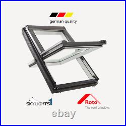 Roto Pitched Roof Window Center-Pivot PVC Different sizes