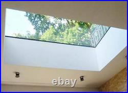 SKYLIGHT Flat Roof light, Triple Glazed, CLEAR 800mm x 1500mm Own Kerb