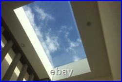 SKYLIGHT Flat Roof light, Triple Glazed, Self-Clean, CLEAR 800mm x 1500mm