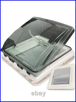 Sky Light Dome Motorhome Campervan Horsebox Roof Vent Skylight 500mm x500 Black