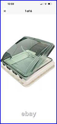 Sky Light Dome Motorhome Campervan Horsebox Roof Vent Skylight 500mm x500 Black