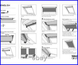 Skylight Blind 7(78/140) for Fakro Roof Windows Blockout, Pewter