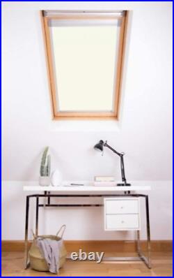 Skylight Blind Blackout, Suit Roof Window. White. GGL 101