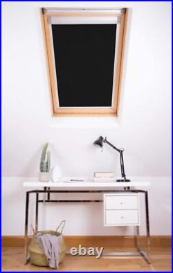 Skylight Blind for Roof Windows Blockout, Black, GGL-101