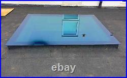 Skylight Flat Roof Frameless 1mx2m Blue Glass Double Glazed