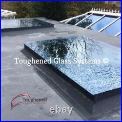 Skylight Flat Roof Rooflight D/B Glazed Glass 600mm by 900mm