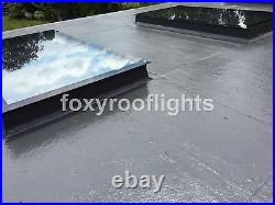 Skylight Flat Roof Rooflight Triple Glazed Self Clean Glass 1000mmx2000mm +Kerb
