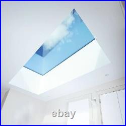Skylight Flat RoofLight, 600mm x 1800mm -Double Glazed