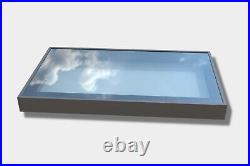 Skylight Flat RoofLight, 900mm x 2500mm -Double Glazed