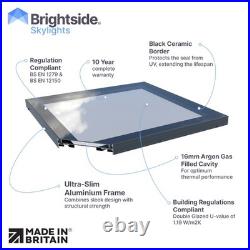 Skylight Roof Lantern Rooflight Double Glazed Unseen Frame for aphrodite88