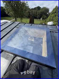 Skylight Roof Window DOUBLE GLAZED Toughened Glass Flat Rooflight MM any size