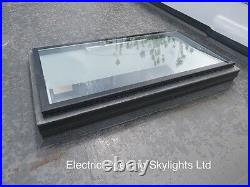 Skylight Rooflight Flat Roof Window Opening Electric 800 x 1200mm 20yr Warranty