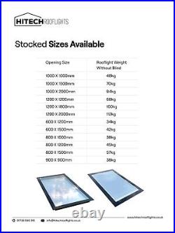 Skylight Rooflight Triple Glazed UK Made WARRANTY 1200mm x 1200mm