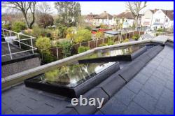 Skylight/Rooflight fixed, Frameless window? Riple glazed Flat/pitched roof glass