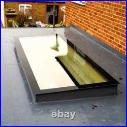 Skylight/Rooflight fixed, Frameless window? Riple glazed Flat/pitched roof glass