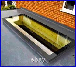 Skylight/Rooflight fixed, Frameless window? Riple glazed Flat/pitched roof glass