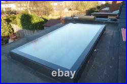 Skylight/Rooflight fixed, Frameless window? Riple glazed Flat/pitched roof glass