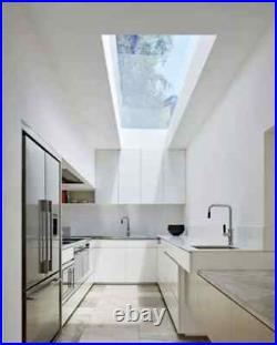 Skylight/Rooflight fixed, Frameless window? Riple glazed Flat/pitched roof glass