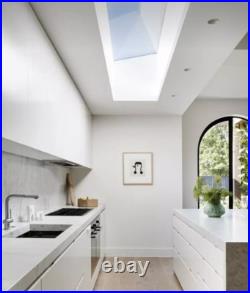 Skylight/Rooflight fixed, Frameless window? Riple glazed Flat/pitched roof glass