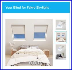 Skylight blind PFO-FPU-10(114/118) 10 for Fakro Roof Windows Blackout, White Skylight blind PFO-FPU-10(114/118) 10 for Fakro Roof Windows Blackout, White