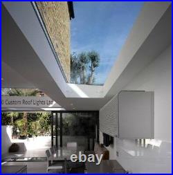 Skylight rooflight flat roof window roof lantern 20 Year warranty 600x1200