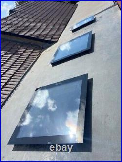Skylight triple glazed flat roof rooflight 600mmx1800mm(Internal)
