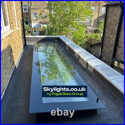 Skylights Flat Roof Rooflight TRIPLE Glazed 1000 mm x 1000 mm Clear All sizes