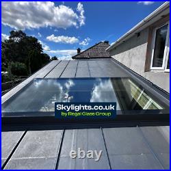 Skylights Flat Roof Rooflight TRIPLE Glazed 1000 mm x 1000 mm Clear All sizes