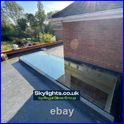 Skylights Flat Roof Rooflight TRIPLE Glazed 1000 mm x 1000 mm Clear All sizes