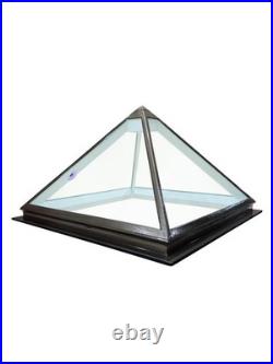 Skyview Skylight 8' x 8' Pyramid Glass Skylight High Performance Glass Custom