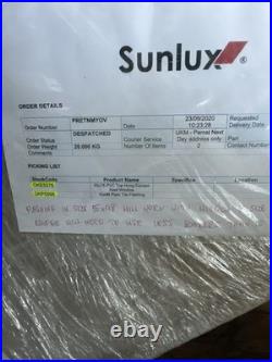 Sunlux PVC Top Hung Escape Roof Window 55x78 Includes Plain Tile flashing