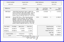 Sunlux PVC Top Hung Escape Roof Window 55x78 Includes Plain Tile flashing