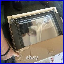 Sunlux PVC Top Hung Escape Roof Window 55x78 Includes Plain Tile flashing