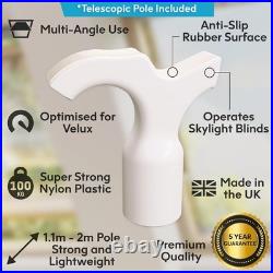 Telescopic Window Opener, 2m Compatible with Velux Skylight Roofs